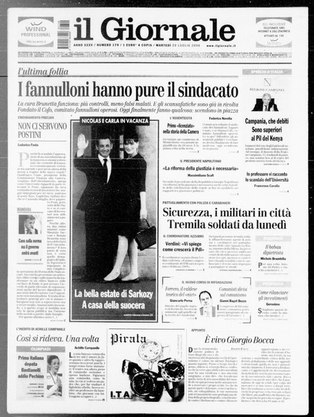 Il giornale : quotidiano del mattino